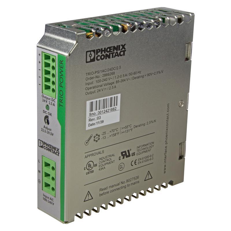 Phoenix Power Module Phoenix 2866268 Phoenix Primary-switched TRIO POWER power supply for ...