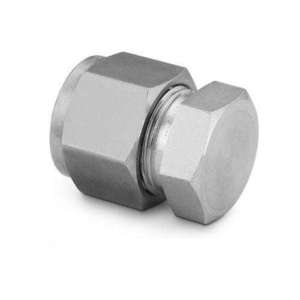 SS-810-C Swagelok 316 Stainless Steel Cap for 1/2 in. OD Tubing.